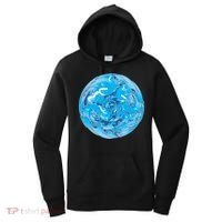 Great Wave Water Ball Emblem Women's Hoodie thumb 0