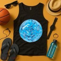 Great Wave Water Ball Emblem Tank Top thumb 4
