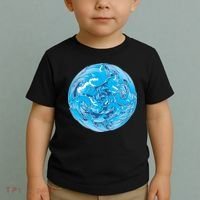 Great Wave Water Ball Emblem Toddler T-Shirt thumb 2