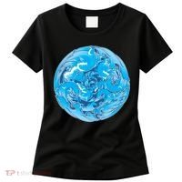 Great Wave Water Ball Emblem Women's T-Shirt thumb 0