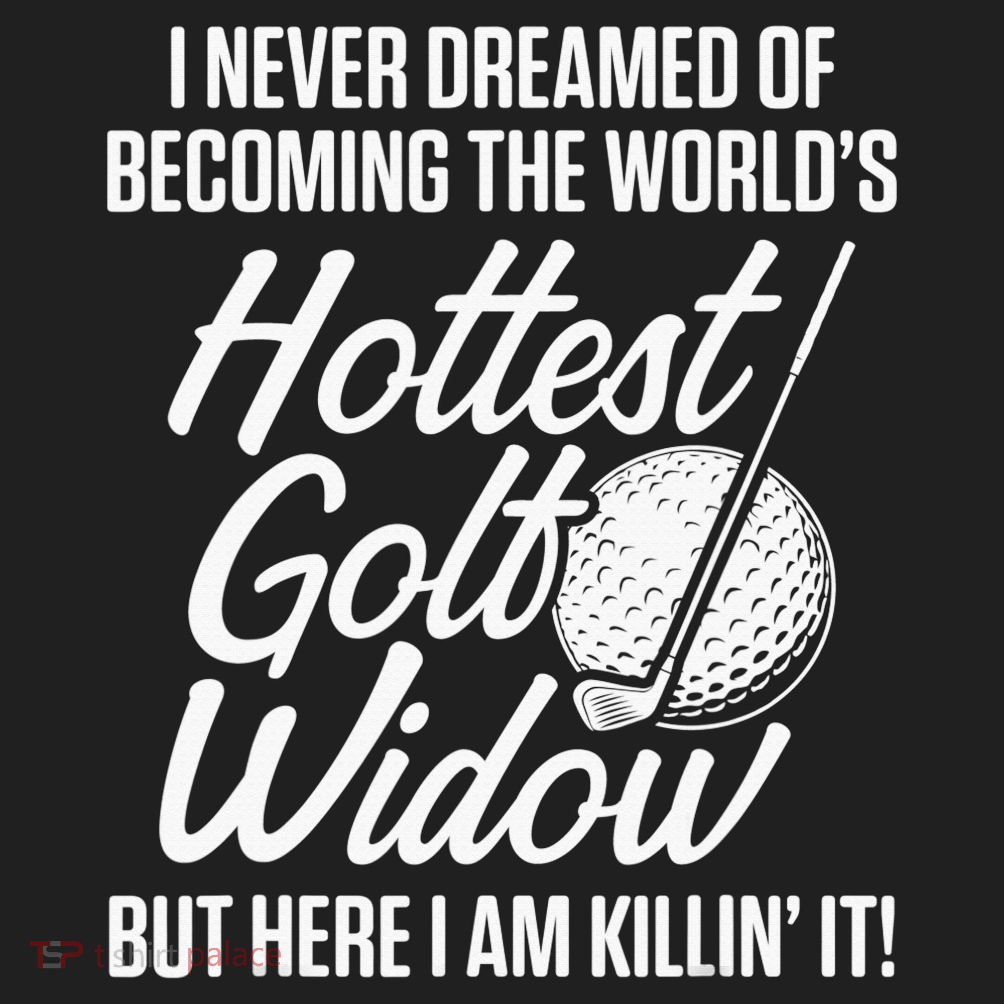 Golf Widow Wife Hottest Golfer Funny Golfing Women's Sweatshirt