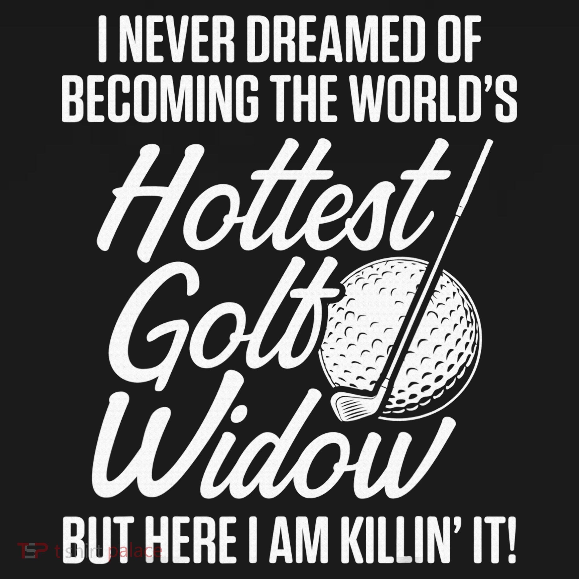 Golf Widow Wife Hottest Golfer Funny Golfing Sweatshirt