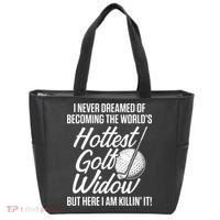 Golf Widow Wife Hottest Golfer Funny Golfing Tote Bag thumb 0