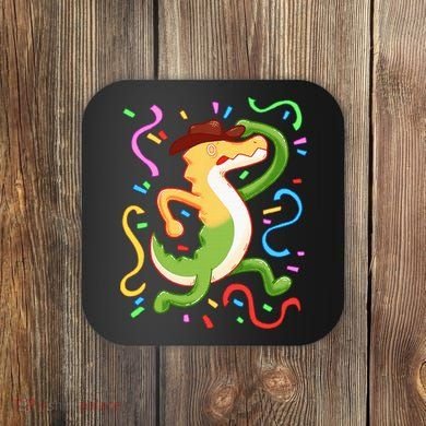 Gummigoo Wait What Digital Circus Fan Coaster