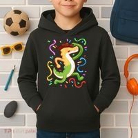 Gummigoo Wait What Digital Circus Fan Kids Hoodie thumb 2