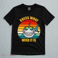 Guess What Week It Is Retro Shark Week T-Shirt thumb 5