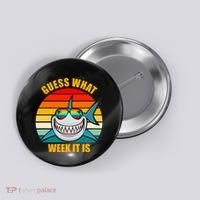 Guess What Week It Is Retro Shark Week Button thumb 0