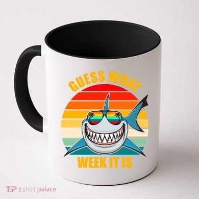 Guess What Week It Is Retro Shark Week Coffee Mug