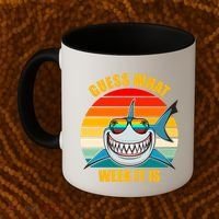 Guess What Week It Is Retro Shark Week Coffee Mug thumb 2