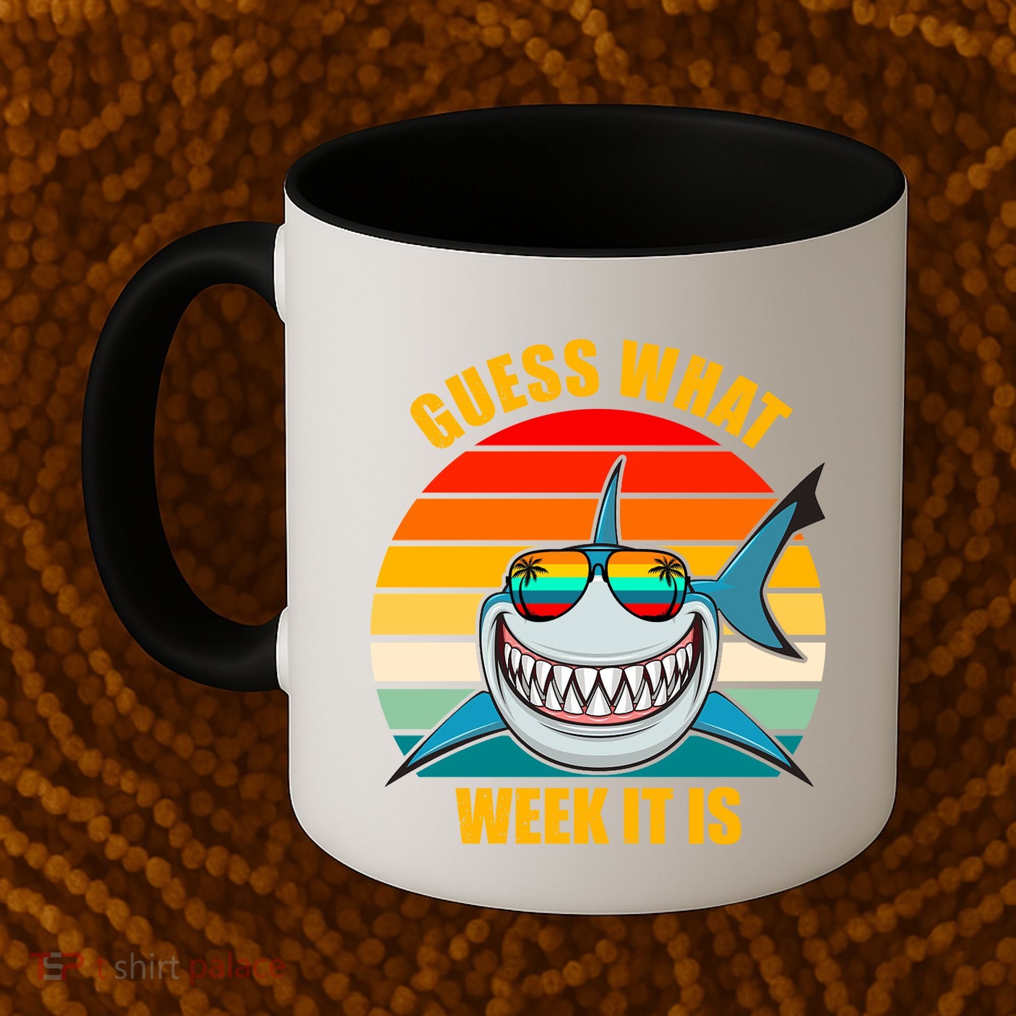 Guess What Week It Is Retro Shark Week Coffee Mug