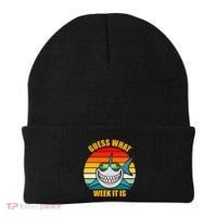 Guess What Week It Is Retro Shark Week Beanie thumb 0