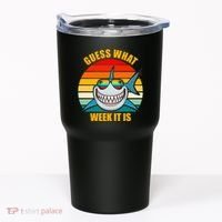 Guess What Week It Is Retro Shark Week Tumbler thumb 0