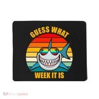 Guess What Week It Is Retro Shark Week Mousepad thumb 0