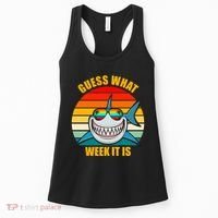 Guess What Week It Is Retro Shark Week Women's Tank Top thumb 0
