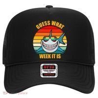 Guess What Week It Is Retro Shark Week Hat thumb 0