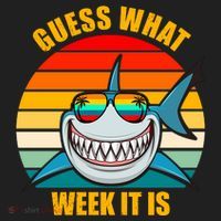 Guess What Week It Is Retro Shark Week Hat thumb 2