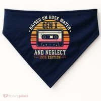 Gen X 1970 Edition Raised On Hose Water And Neglect USA-Made Doggie Bandana thumb 0