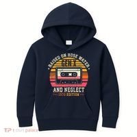 Gen X 1970 Edition Raised On Hose Water And Neglect Kids Hoodie thumb 0