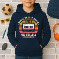 Gen X 1970 Edition Raised On Hose Water And Neglect Kids Hoodie thumb 2