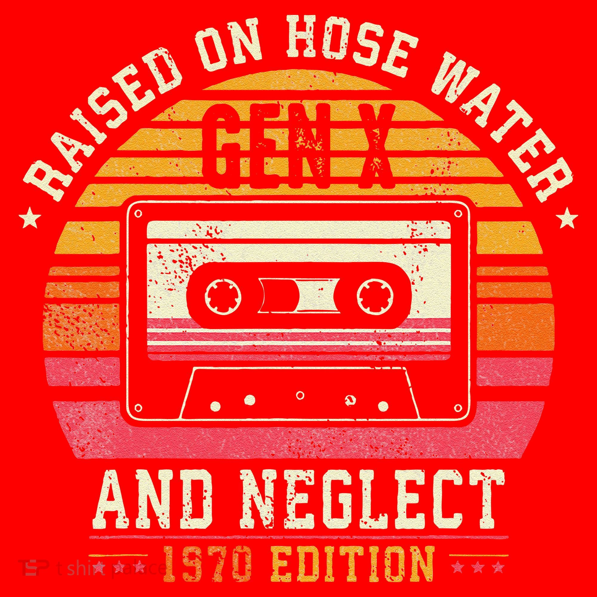 Gen X 1970 Edition Raised On Hose Water And Neglect Santa Hat