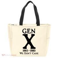 Gen X 1965 1980 We DonT Care Tote Bag thumb 0