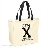 Gen X 1965 1980 We DonT Care Tote Bag thumb 2