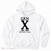 Gen X 1965 1980 We DonT Care Hoodie thumb 0