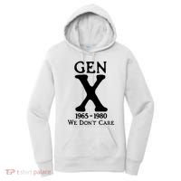 Gen X 1965 1980 We DonT Care Women's Hoodie thumb 0