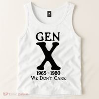 Gen X 1965 1980 We DonT Care Tank Top thumb 2