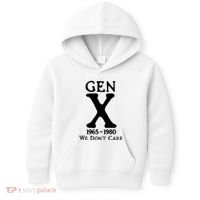 Gen X 1965 1980 We DonT Care Kids Hoodie thumb 0