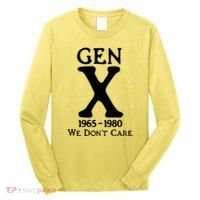 Gen X 1965 1980 We DonT Care Long Sleeve Shirt thumb 0