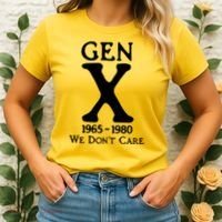 Gen X 1965 1980 We DonT Care Women's T-Shirt thumb 2