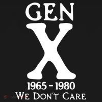 Gen X 1965 1980 We DonT Care Women's Hoodie thumb 2