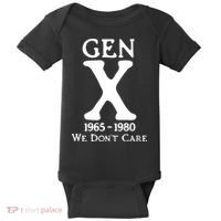 Gen X 1965 1980 We DonT Care Baby Bodysuit thumb 0
