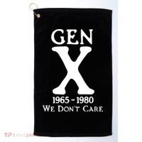 Gen X 1965 1980 We DonT Care Golf Towel thumb 0