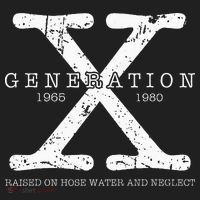 Generation X 1965 1980 Raised On Hose Water And Neglect Beanie thumb 2