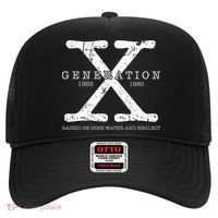 Generation X 1965 1980 Raised On Hose Water And Neglect Hat thumb 0
