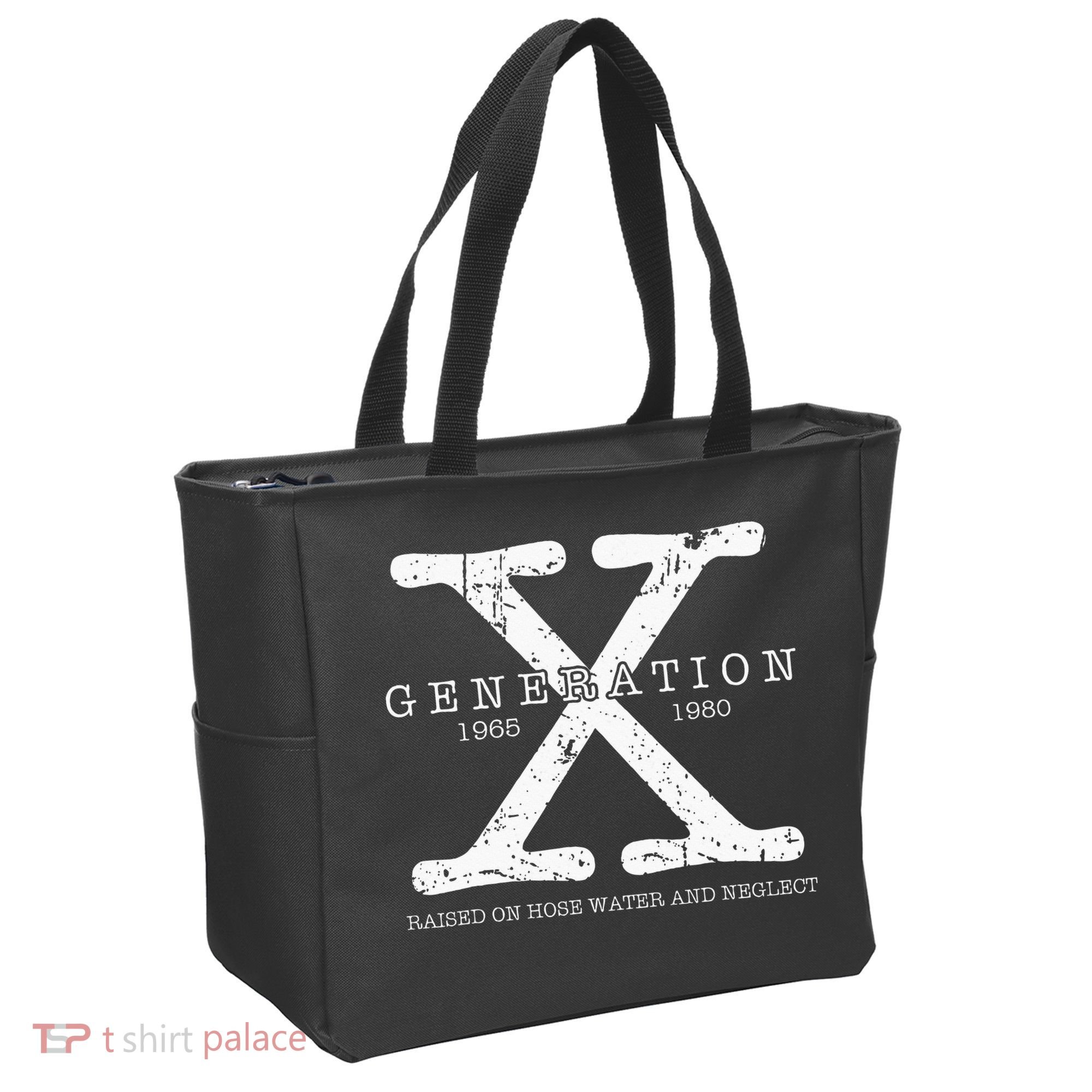 Generation X 1965 1980 Raised On Hose Water And Neglect Tote Bag