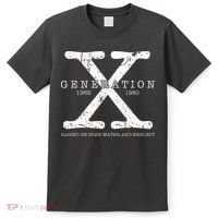 Generation X 1965 1980 Raised On Hose Water And Neglect T-Shirt thumb 0