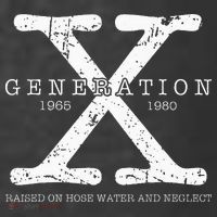 Generation X 1965 1980 Raised On Hose Water And Neglect Women's Hoodie thumb 2