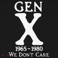 Gen X 1965 1980 We Dont Care Gift Women's Hoodie thumb 2