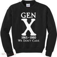 Gen X 1965 1980 We Dont Care Gift Kids Sweatshirt thumb 0