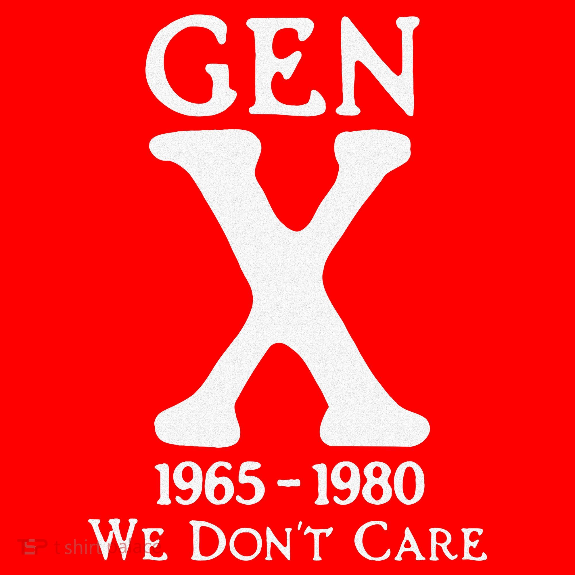 Gen X 1965 1980 We Dont Care Gift Santa Hat