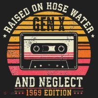 Gen X 1969 Edition Raised On Hose Water And Neglect Women's Sweatshirt thumb 2