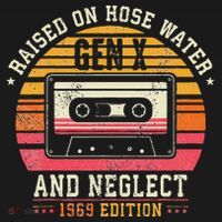 Gen X 1969 Edition Raised On Hose Water And Neglect Sweatshirt thumb 3