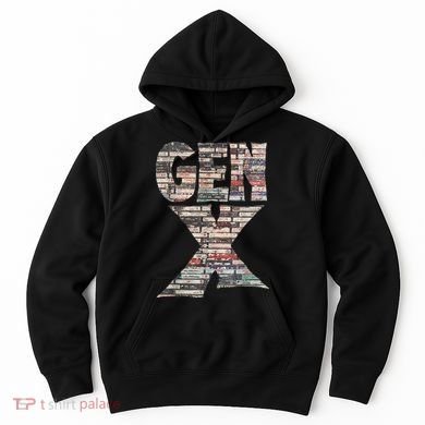 Gen X 80’S Rock Cassettes Hoodie