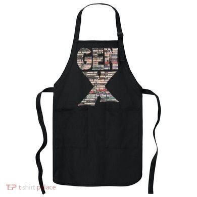 Gen X 80’S Rock Cassettes Apron