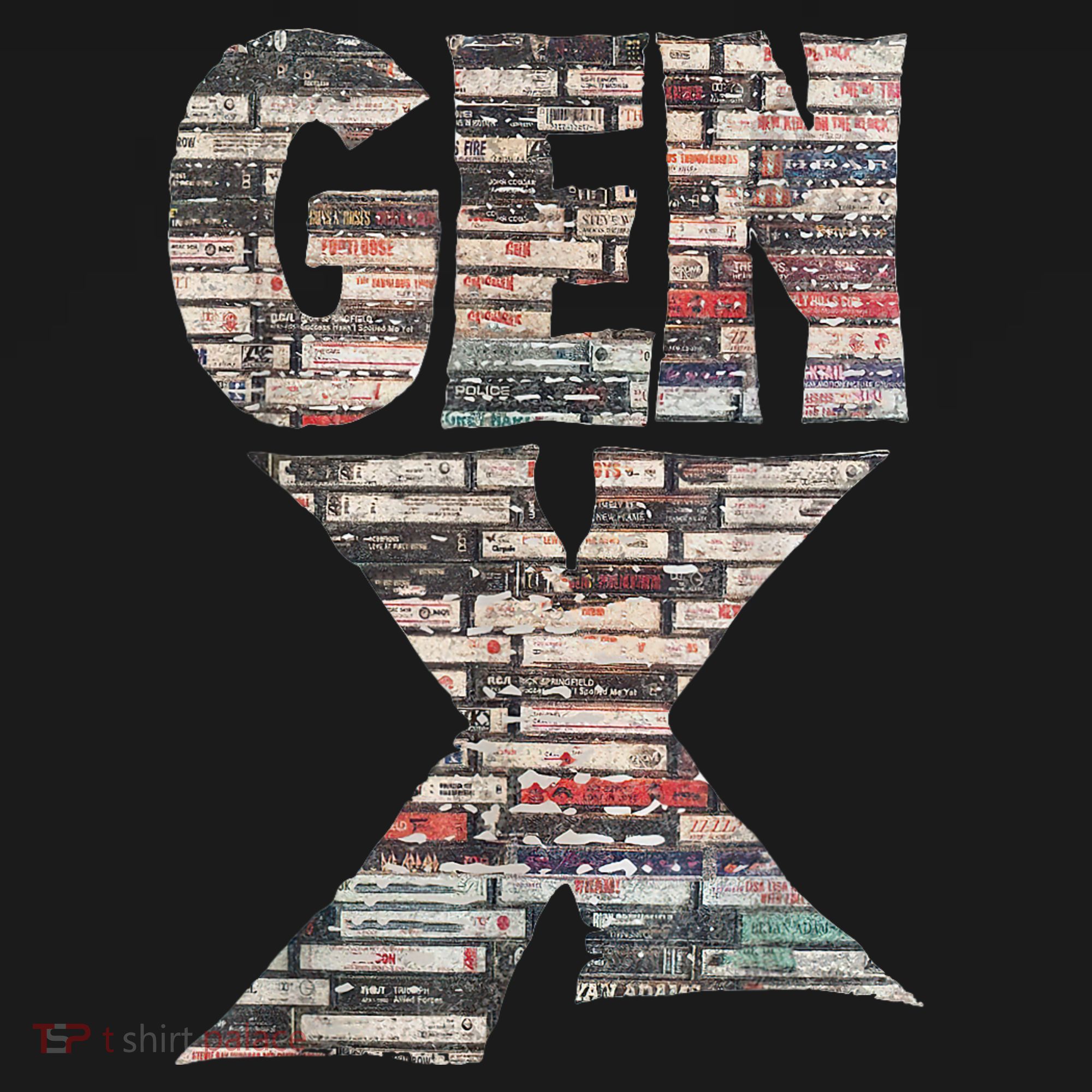 Gen X 80’S Rock Cassettes Bucket Hat