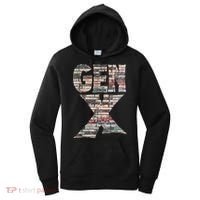 Gen X 80’S Rock Cassettes Women's Hoodie thumb 0