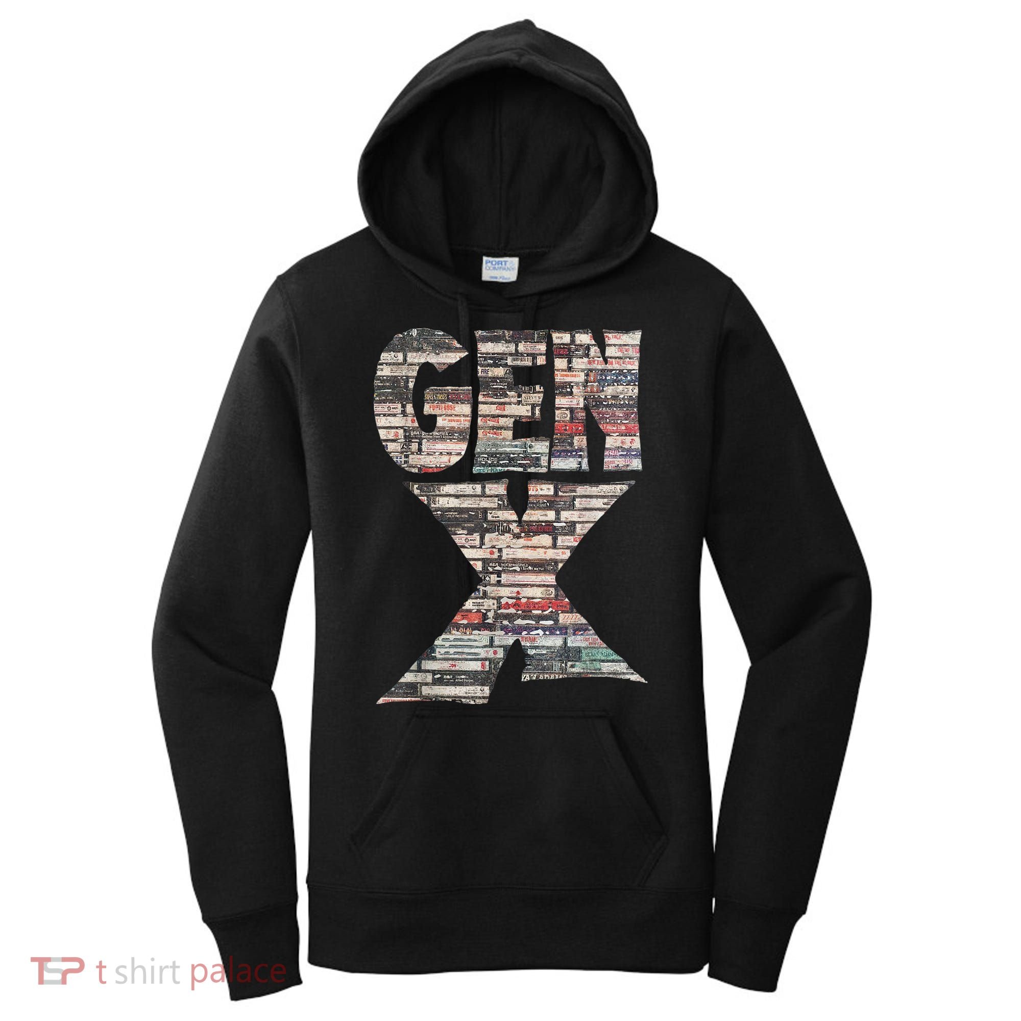 Gen X 80’S Rock Cassettes Women's Hoodie